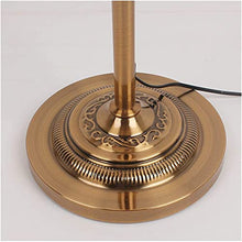 BIOMICE Dimmable Floor Lamp Metal Floor Lamp Crystal Floor Light Fabric Lampshade Standing Lamp Reading Lamp for Living Room Office and Bedroom Floor Light