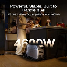 EF ECOFLOW 3072Wh DELTA 3 Ultra Plus Power Station with 2X400W Solar Panels