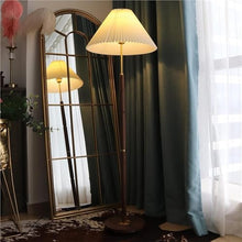 Floor Lamp，Floor Lamp for Living Room， Living Room Bedroom Bedside Lamp Vertical Table Lamp Standing Lamps(Teak)