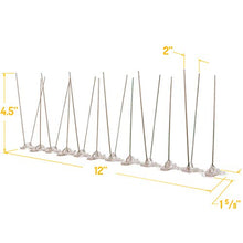 Bird Barrier Bird-Flite Stainless Steel Bird Spikes, Narrow 2.5 in, 100 Ft