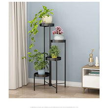 MIIKHI Metal 4 Tier Plant Stands,indoor Flower Stand Floor-standing,metal Iron Flower Pot Stand,for Indoor Outdoor