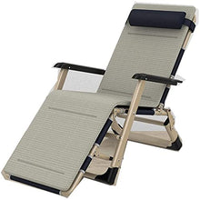 JIOLLGBBM Lightweight and Portable Folding Sun Lounger, Garden Chair, Lounge Chair, Outdoor Beach Chair (F)
