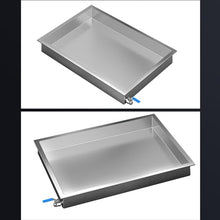 Metal Drip Tray, 304 Stainless Steel Plant Trays for Pots, Washing Machine Drain Pan, Oil Drip Pan for Potted Plants, AC and Kitchens(100x80x20 cm/39x31x8 in)
