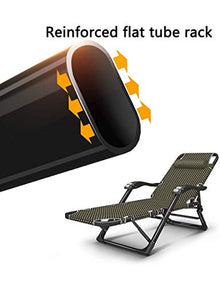 Renovation House Chairs Lounge Chair Foldable Lunch Break Chair Back Chair Lazy Couch Home Leisure Chair Balcony Recliner Outdoor Portable Sun Lounger 178x67x25cm Durable