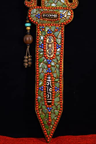 Generic Tibetan Temple Dragon Head Sword Amulet