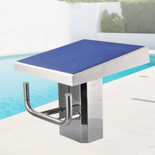 JYETAXDISS 15° Inclined Professional Starting Block,Heavy Duty Swimming Pool Diving Platform, Stainless Steel Non-Slip Jumping Boards, Load Capacity 280kg deluxeedition