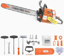 NS872 72cc Gas Powered Chainsaw with 28 Inch Bar & Chain 2-Cycle Gasoline Chain Saw 3.6KW 4.9HP Parts Compatible with MS381 MS380 038 Magnum for Forestry Farm Garden Tree Wood Cutting Logging