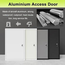 Wall Access Door, 20x20 24x28 24x36 32x48 28x32 Inch Large Metal Inspection Hatch Gate for Ceilings, Electrical, Plumbing, Lockable Drywall Hole Cover Plate(White Frame,40x48in)