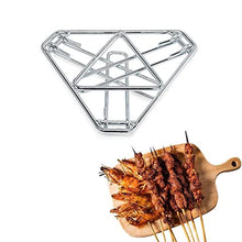 Foldable Campfire Stand Camping Bonfire Cooking Stand Portable Outdoor Grill Rack Steel Open Fire Tripod for Picnic