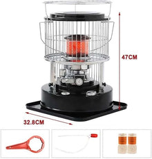 2-in-1 Portable Camping Stove & Tent Heater, 2600W Dual-Power Kerosene Cooker for Outdoor Camping, Ice Fishing, Patio Use, Non-Electric Outdoor Heating Solution