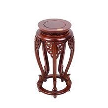 Bonsai Pedestal Vase Pedestal Stands Plant Bonsai Wooden Vase Base Display Stand Flower Shelf Elm Flower Shelf Living Antique Shelf Home Indoor Wooden Vase Base Planter Stand Plant Holder ( Color : Sm