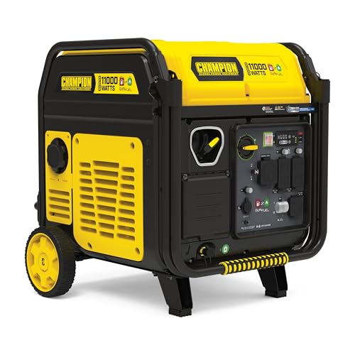 Champion 11,000-Watt Electric Start Dual Fuel Portable Inverter Generator