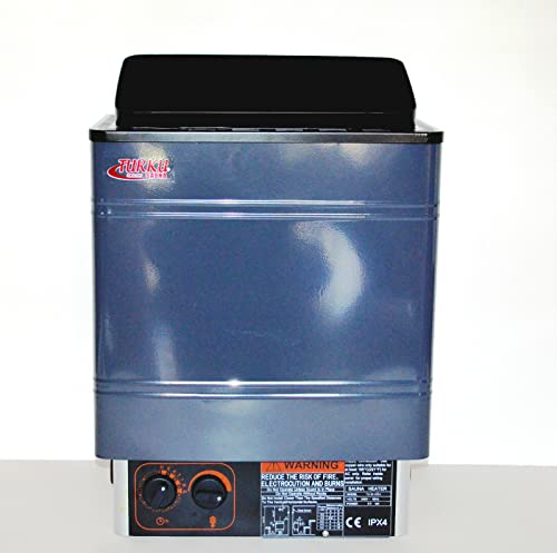 TURKU 4.5KW Wet & Dry Sauna Stove with Built-in Control Galvannealed Steel