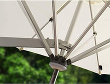 Umbrellas 2.5m Wall Balcony Patio Umbrella, Garden Furniture Centre Square Wall Mounted Cantilever Tilting Sun Shade Umbrella With Metal Pole (Color : Green) ()
