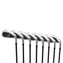 Majek K6 Iron Set Senior Men's Complete 8-Piece Iron Set Right Handed Black