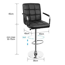 GLigeT Bar Chairs 2PCS/Set European-Style Bar Stools Bar Chairs High Tables and Chairs Cashier Bar Stools Lifting and Rotating Front Desk Chairs Bar Stools (Color : B)