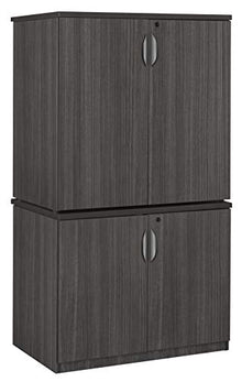 Regency Legacy Stacking Set with Storage Cabinets Ash Grey