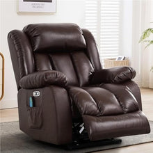 KTYUERGHK Lay Flat Power Lift Recliner with Heat and Massage