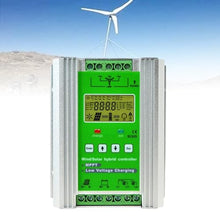 Wind Solar Hybrid Charge Controller with LCD Display 300w-1200w,Automatic Charge Controller,Max 1500w Wind + 1200w Solar Power Accessories,Intelligent Regulator W400/S500W-24V