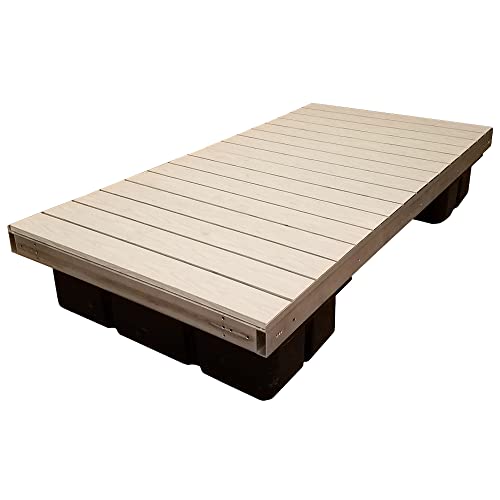 Patriot Docks 4'x8' Floating Dock Kit with Aluminum Decking Gray