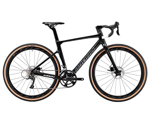 KABON Carbon Gravel Road Bike Black