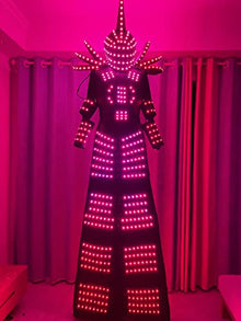Earthradius LED Robot Costume Suit Jacket Black (M)