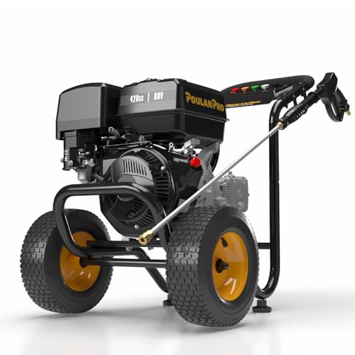 Poulan Pro 420cc Gas Pressure Washer, 4400 PSI & 4.2 GPM