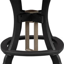 American Furniture Classics Five Piece Round Counter Height Dining Set Weatherwood/Black