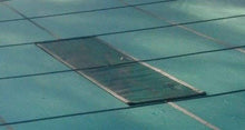 GLI Pool Products HyPerLite Rectangular Safety Cover 14x28 FT with Kleen Screen Drain Green