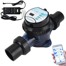 HNBYLMM Swimming Pool Chlorinator, Salt Water Pool Chlorinator System,2/4/6/8/10g/h Salt Chlorine Generator, with Self-Cleaning & APP Control, 25-100% Output Adjustable, for Pools Up to 10-50m³,4g/h