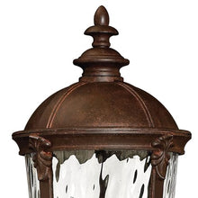 Hinkley Windsor Collection Extra Large Six Light Outdoor Post Top Pier Mount River Rock