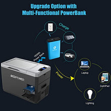 ACOPOWER LiONCooler Pro HY-VX28 Solar Freezer Portable 29 Quarts Cooler & 90 Watt Solar Panel Combination Kit for Truck RV Boat Outdoor Camping, Black&Grey