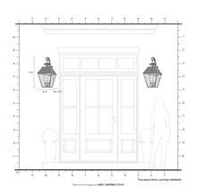 Livex Mansfield 4-Light Outdoor Wall Lantern Bronze
