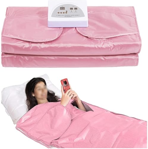 TZLGMDER High Dose Sauna Blanket, Fat Burning Slimming Weight Loss Heating Treatment Kit Detoxification Suitable for Female Body Shape Slimming Fitness