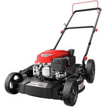 AMERISUN 21" Gas Lawn Mower,144cc Engine,2-in-1 Mulching & Side Discharge