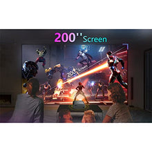 TEDILUVI V50 Portable 5g Projector Mini Smart Real 1080p Full Movie Proyector 200'' Large Screen Led Projectors