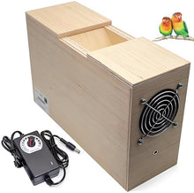 Household Grain Cleaning Winnower, Bird Feed Blown Shell Splitter, with 2 Drawers, Fan and Speed Controller, for Millet, Miscellaneous Grains, Melon Seeds