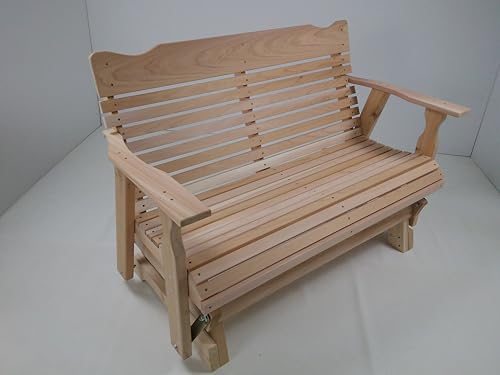 Kilmer Creek 4 Foot Cedar Outdoor Porch Glider, Amish Crafted