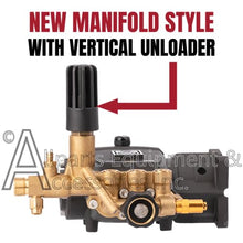 7104811 AAA Horizontal Triplex Plunger Replacement Pressure Washer Pump Kit, 2.5 GPM @ 3700 Max PSI with 3/4" Hollow Shaft, Includes Siphon Tube and Hardware