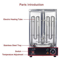 JYXYXSCP Electric Vertical Grill, 360 Degree Automatic Rotating Grill, Turkey Grill, Suitable for Family Party Garden