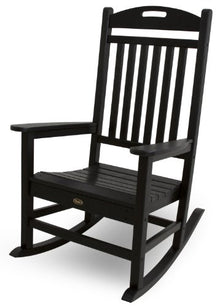 TREX Yacht Club 3-Piece Rocker Chair Set Charcoal Black