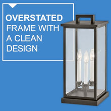 Hinkley Weymouth Medium Outdoor Pier Rectangle Lantern, Oil Rubbed Bronze