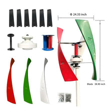 YHMMYSHX Wind Turbine Energy Sources Electric Power Generator 24V 48V 12V 20KW 3 Blades Permanent Maglev Generator with Mppt Controller for Home, Farm, RVs, Boats(Type2,24V_15KW)