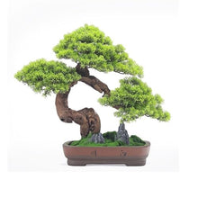 YXIANG56Q Fake Plants High-end Simulation Greenery Bonsai Ornaments Simulation Tree Entrance Living Room Liquor Cabinet Side a Few Ornaments Artificial Bonsai Bonsai Tree