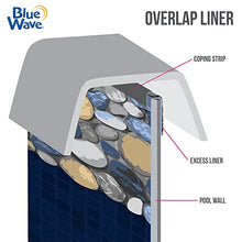 Blue Wave Heavy Gauge Canyon Overlap Pool Liner - 33-FT Blue