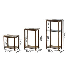 YYBOES Plant Pedestal Stand Plant Stand Living Room Flower Stand Balcony Flower Pot Stand Indoor Living Room Fish Tank Stand Bamboo Potted Plant Base Pedestal Stands for Display
