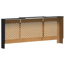 HGLADYU MDF Radiator Cover Black 80.7 in