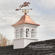 Good Directions Smithsonian Rockville Vinyl Cupola with Copper Roof 30" x 50" Copper