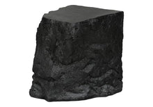 Seeheool Modern Outdoor Side Table with Magnesium Oxide for Patio Backyard Garden Pool Porch Lawn 22.25" x 22.25" x 24.75" Black