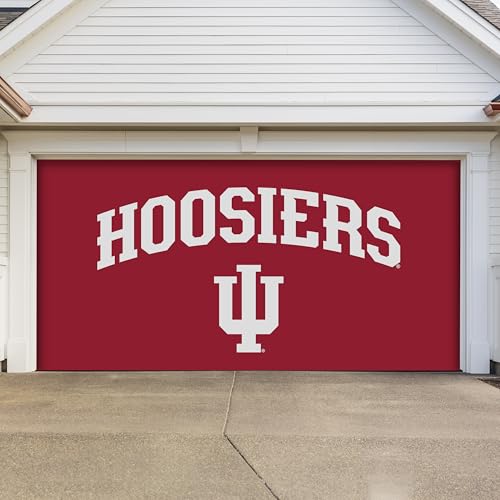 Indiana Hoosiers Garage Banner - Tension Polyester - 7' x 16'